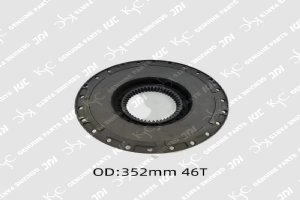 1 piezas excavadora acoplamiento 352mm46T