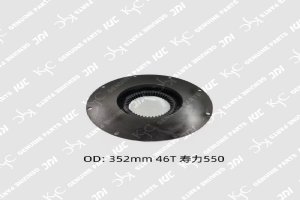 352mm46T 寿力550 1 ชิ้นส่วนเครื่องขุด PCS Coupling