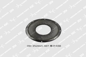 352mm46T 寿力550 1 ชิ้นส่วนเครื่องขุด PCS Coupling