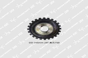 Acoplamiento de piezas de excavadora 390mm24TSullair 750 1PCS