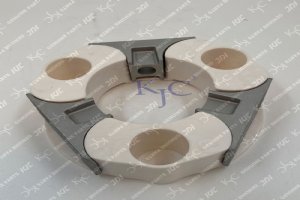 25H-B Excavator Coupling โดย KJCparts ให้บริการข้อต่อยางที่มีคุณภาพสูงสำหรับปั๊มไฮดรอลิกเครื่องขุด