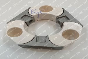 25H-B Excavator Coupling โดย KJCparts ให้บริการข้อต่อยางที่มีคุณภาพสูงสำหรับปั๊มไฮดรอลิกเครื่องขุด