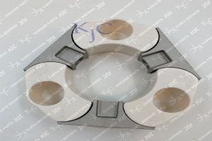 25H-B Excavator Coupling โดย KJCparts ให้บริการข้อต่อยางที่มีคุณภาพสูงสำหรับปั๊มไฮดรอลิกเครื่องขุด