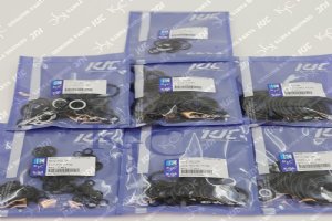 Kit de sellado de válvula de control de excavadora de piezas de repuesto de maquinaria de ingeniería R210 KJC Kit de reparación de sello de aceite amarillo R210