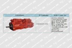 ปั๊มหลักไฮดรอลิก K3V63DT สำหรับเครื่องขุด