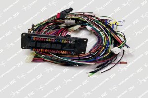 E320D Caterpillar Excavator ฟิวส์กล่องสายไฟ Harness Assembly