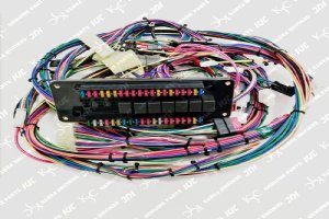 E320D Caterpillar Excavator ฟิวส์กล่องสายไฟ Harness Assembly