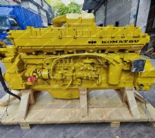 S6D140-1 เครื่องยนต์ดีเซลอุตสาหกรรมสำหรับรถขุด
