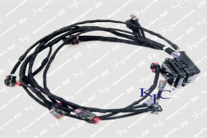 สายไฟเครื่องยนต์ E336D สำหรับ Caterpillar Cat E336D สายขุด Harnass