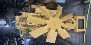 3406 Motor industrial para excavadora