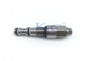 723-50-55100 PC120-6 วาล์วขนถ่ายไฮดรอลิกสำหรับชิ้นส่วนไฮดรอลิกชิ้นส่วนอุปกรณ์ก่อสร้าง